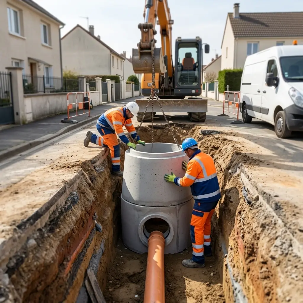 Raccordement au tout à l'égout Garges-lès-Gonesse (95140)