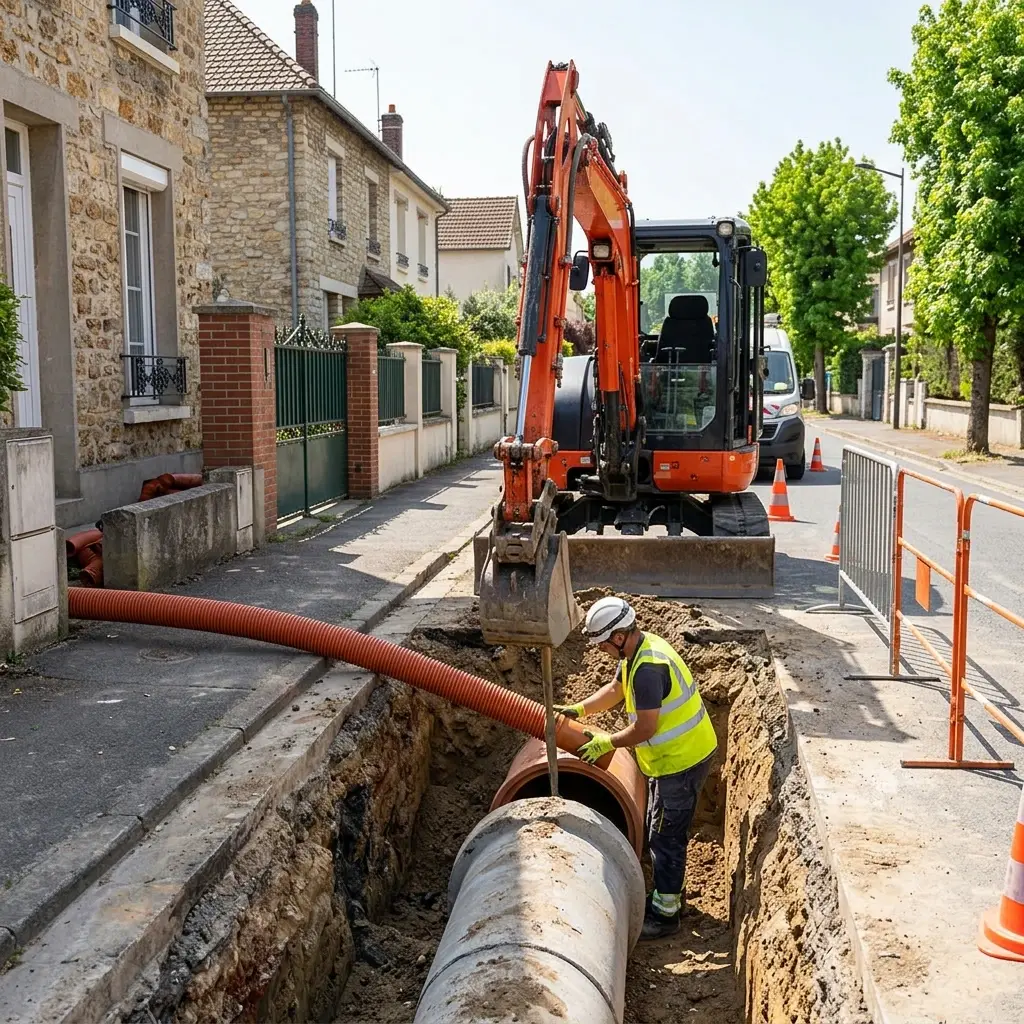 Raccordement au tout à l'égout L'Isle-Adam (95290)