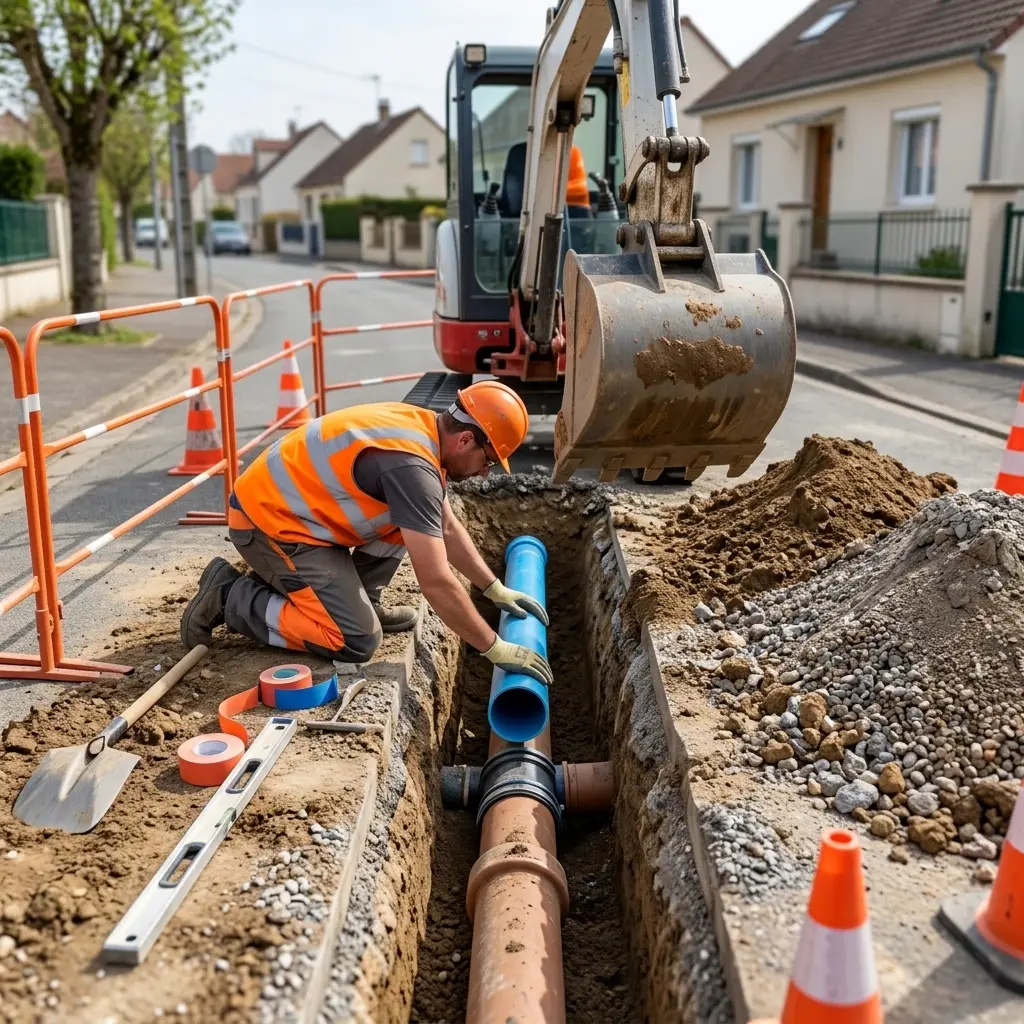 Raccordement au tout à l'égout Ennery (95300)