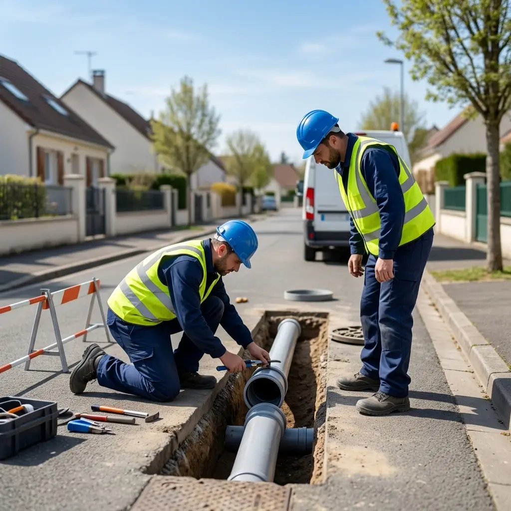 Raccordement au tout à l'égout Saint-Ouen-l'Aumône (95310)