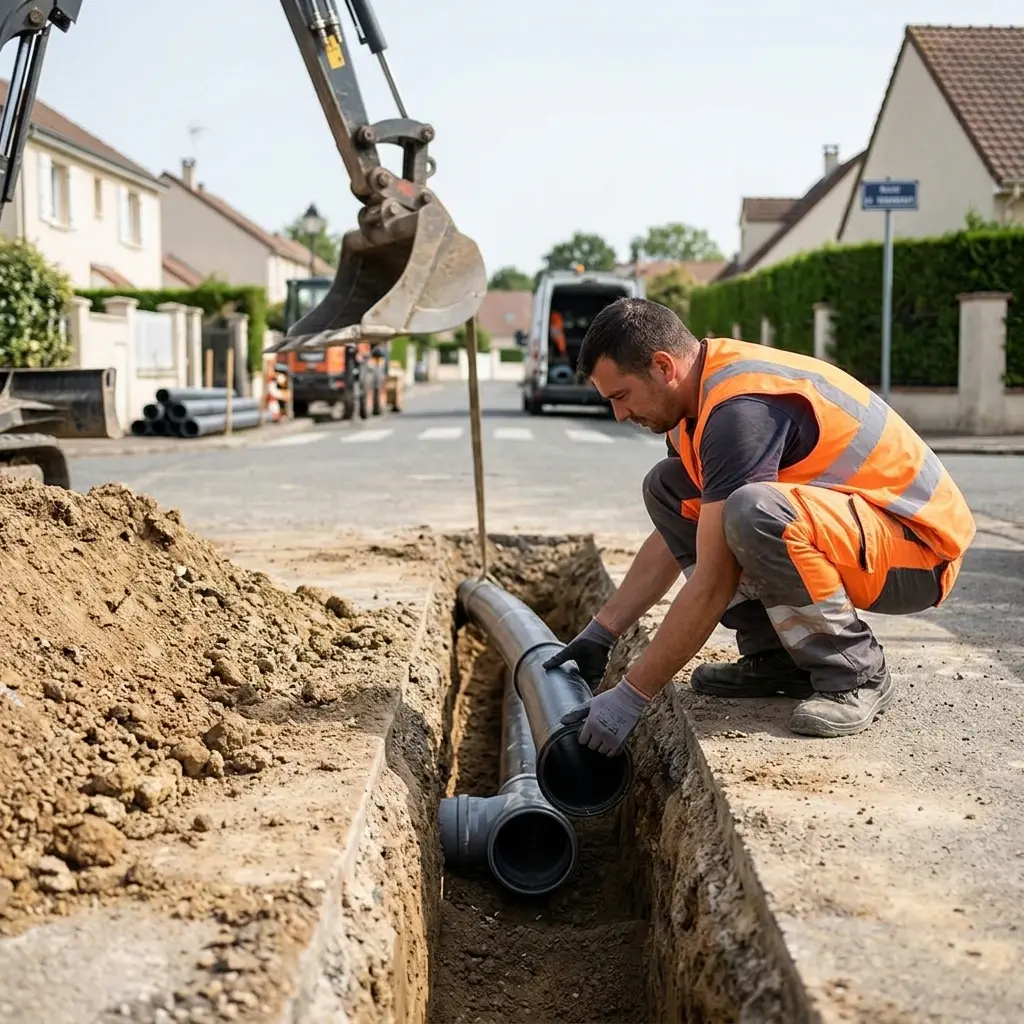 Raccordement au tout à l'égout Domont (95330)