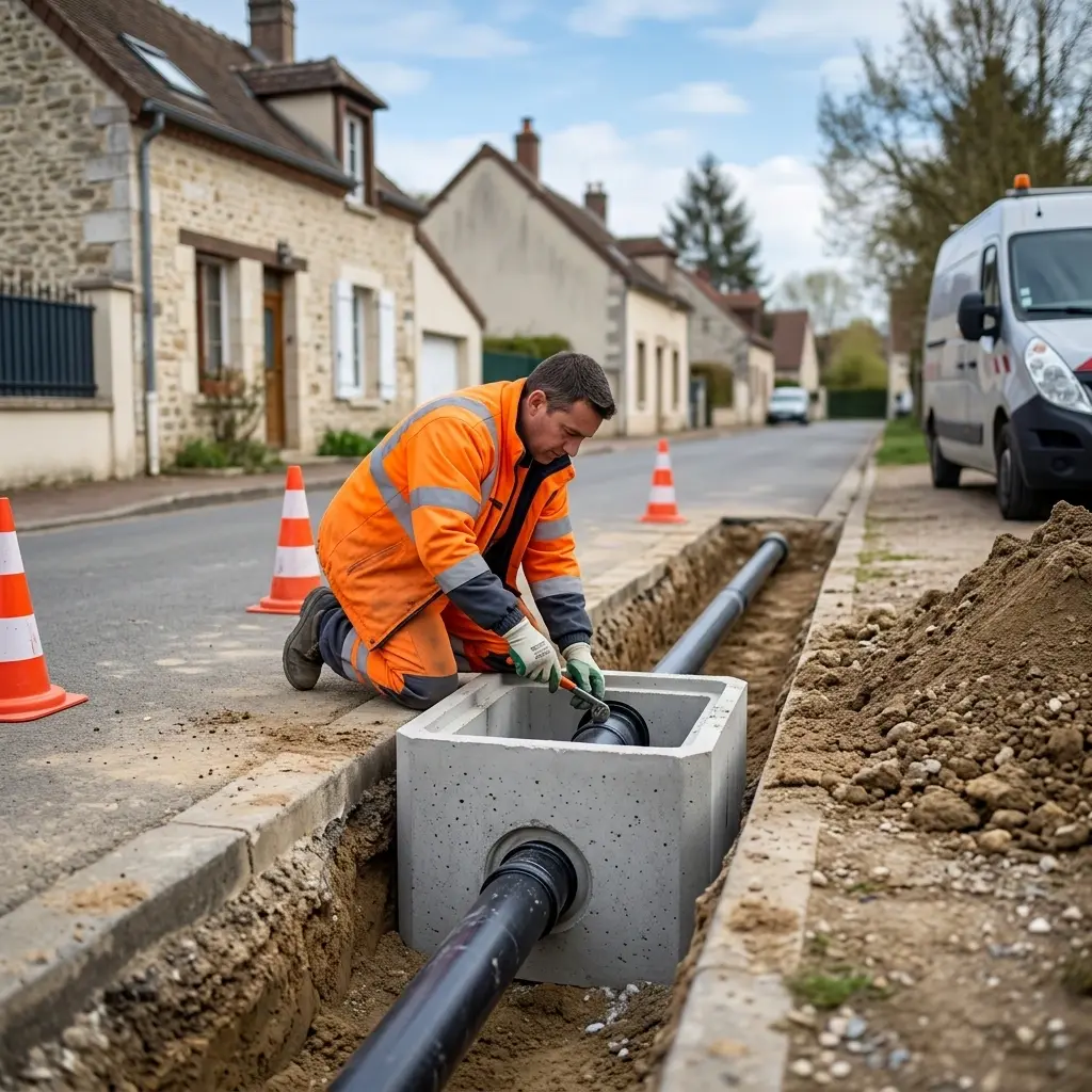 Comment se déroule le raccordement à Bernes-sur-Oise ?