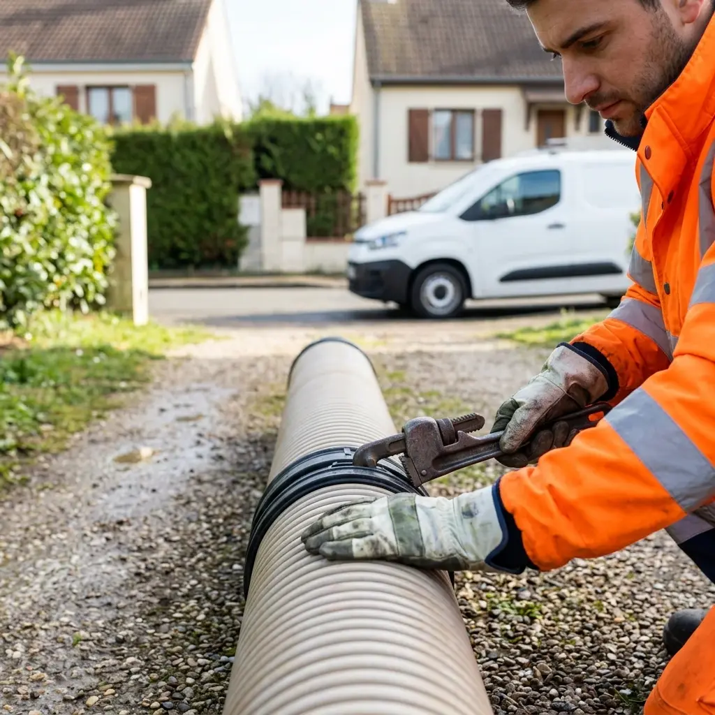 Raccordement au tout à l'égout Piscop (95350)