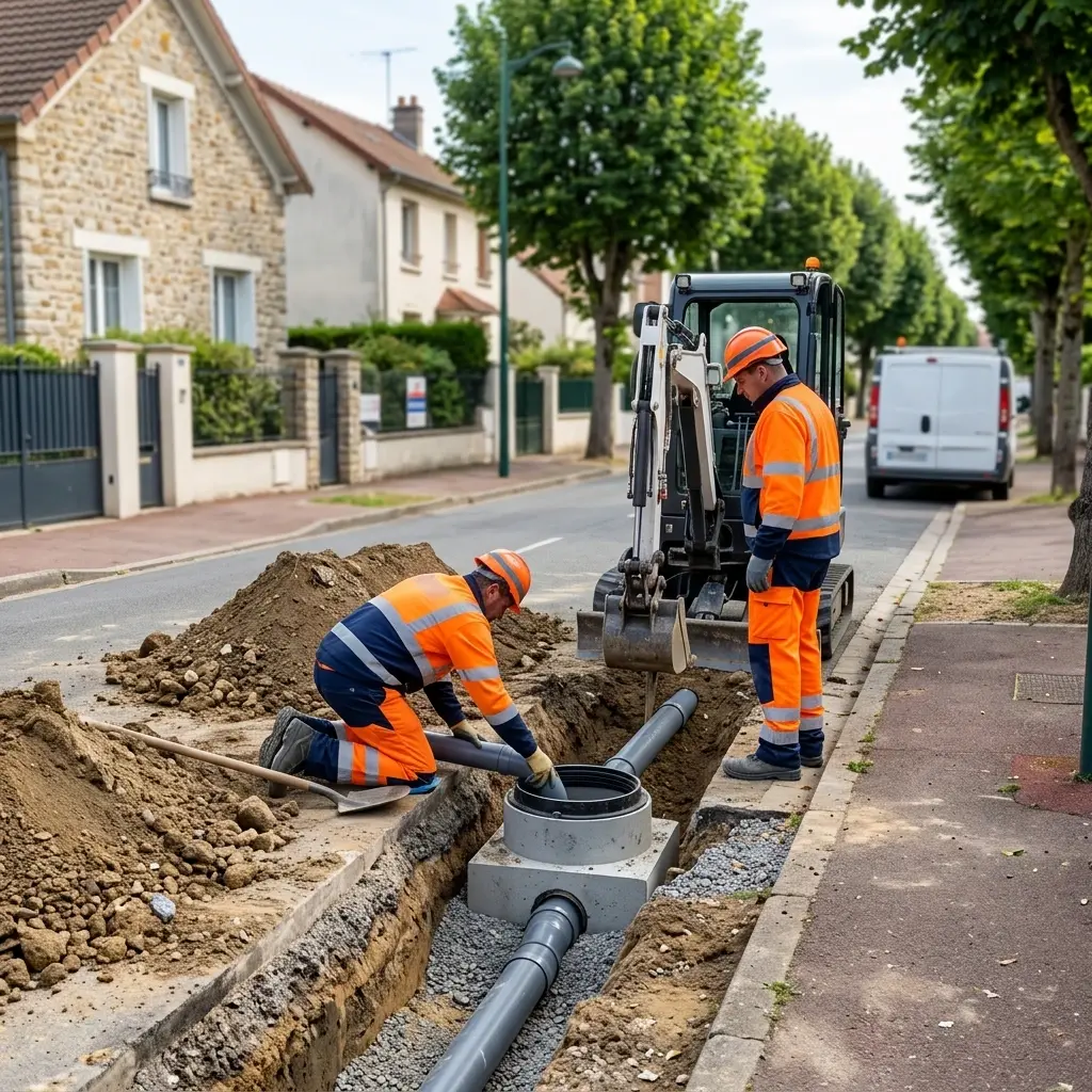 Raccordement au tout à l'égout Montigny-lès-Cormeilles (95370)