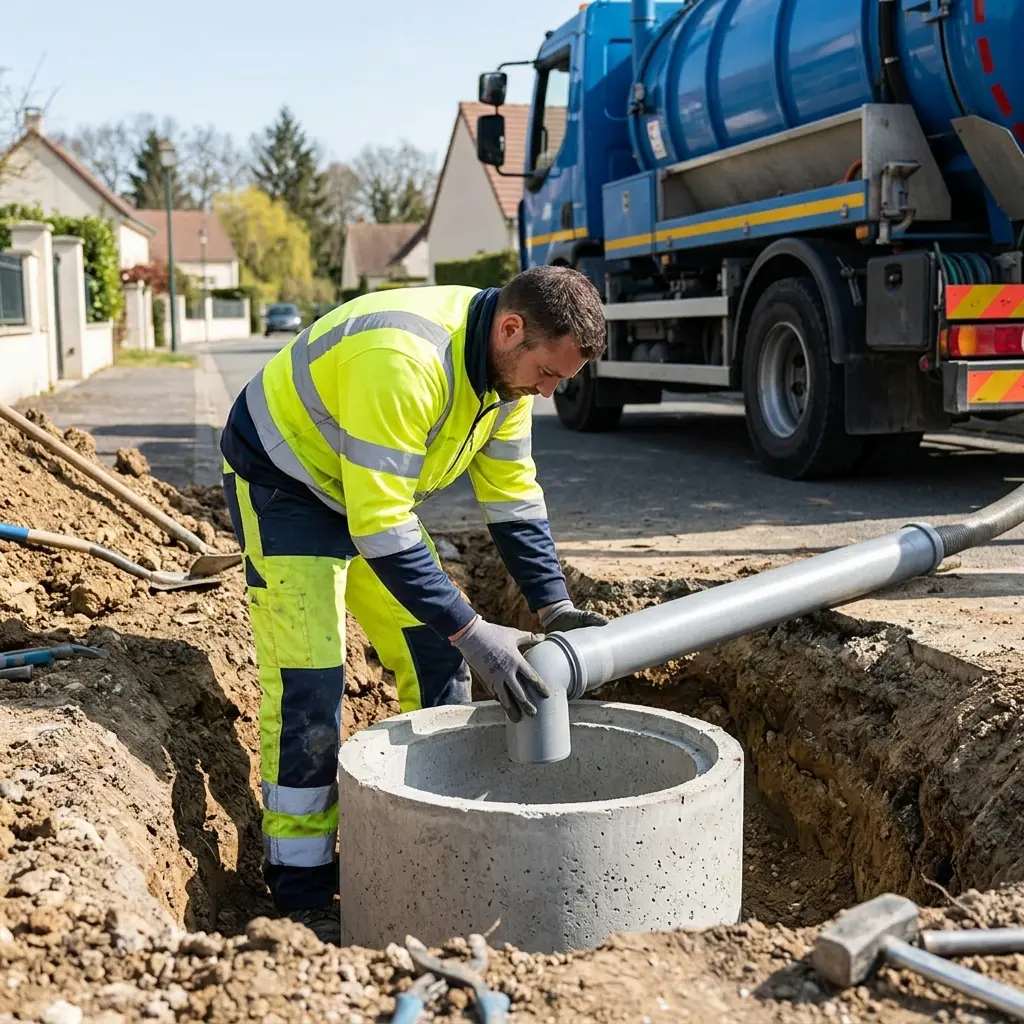 Raccordement au tout à l'égout Arthies (95420)