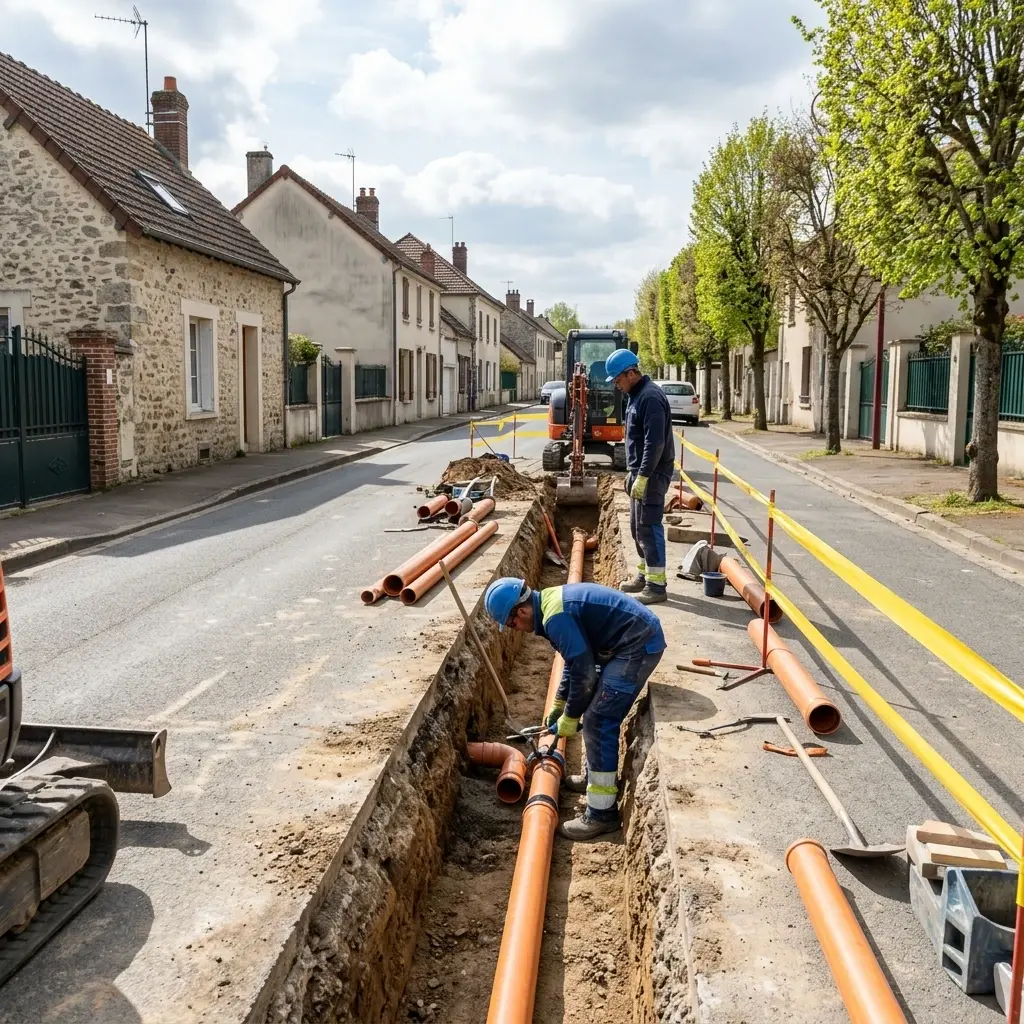 Comment se déroule le raccordement à Ableiges ?