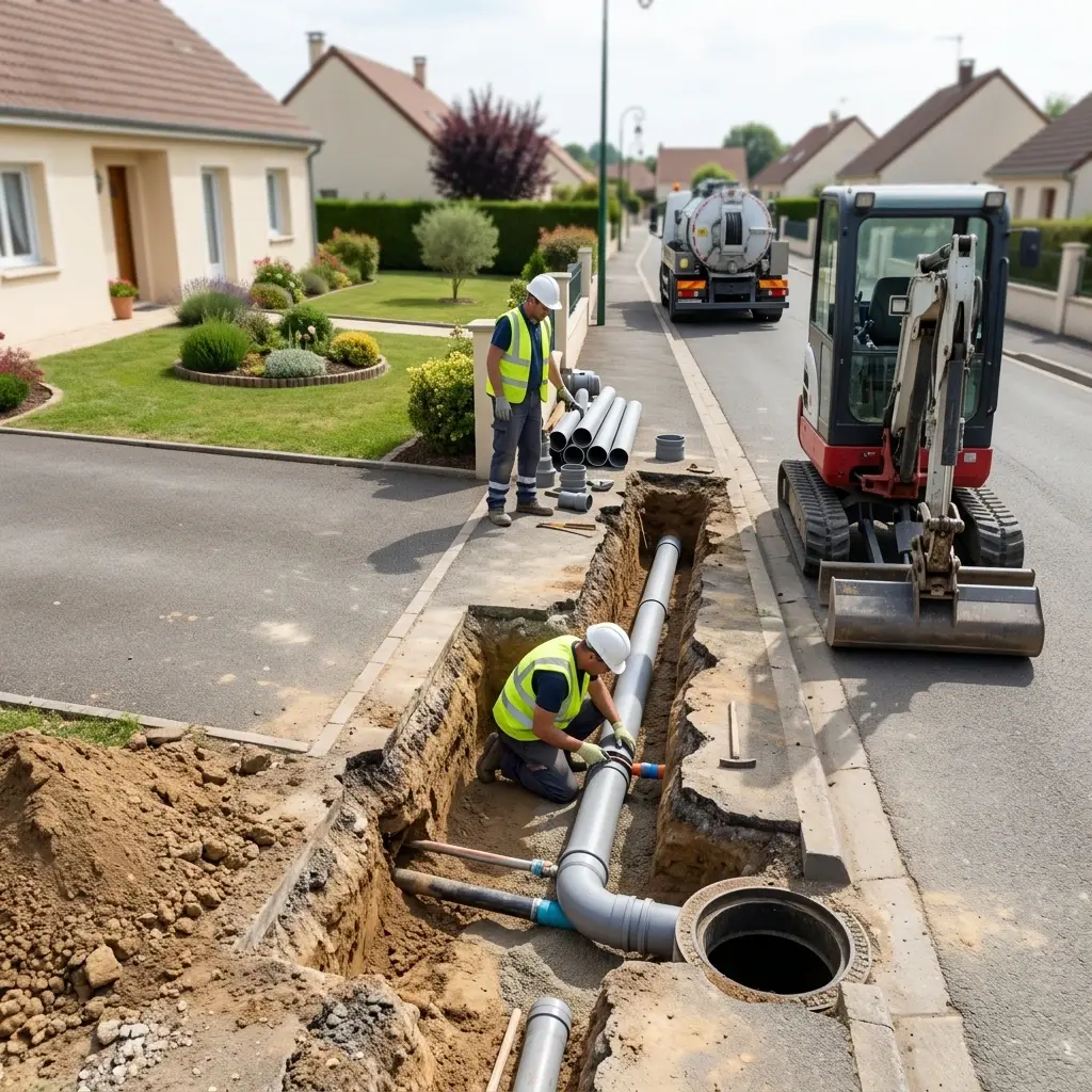 Pourquoi nous choisir pour votre raccordement au tout à l'égout à Condécourt