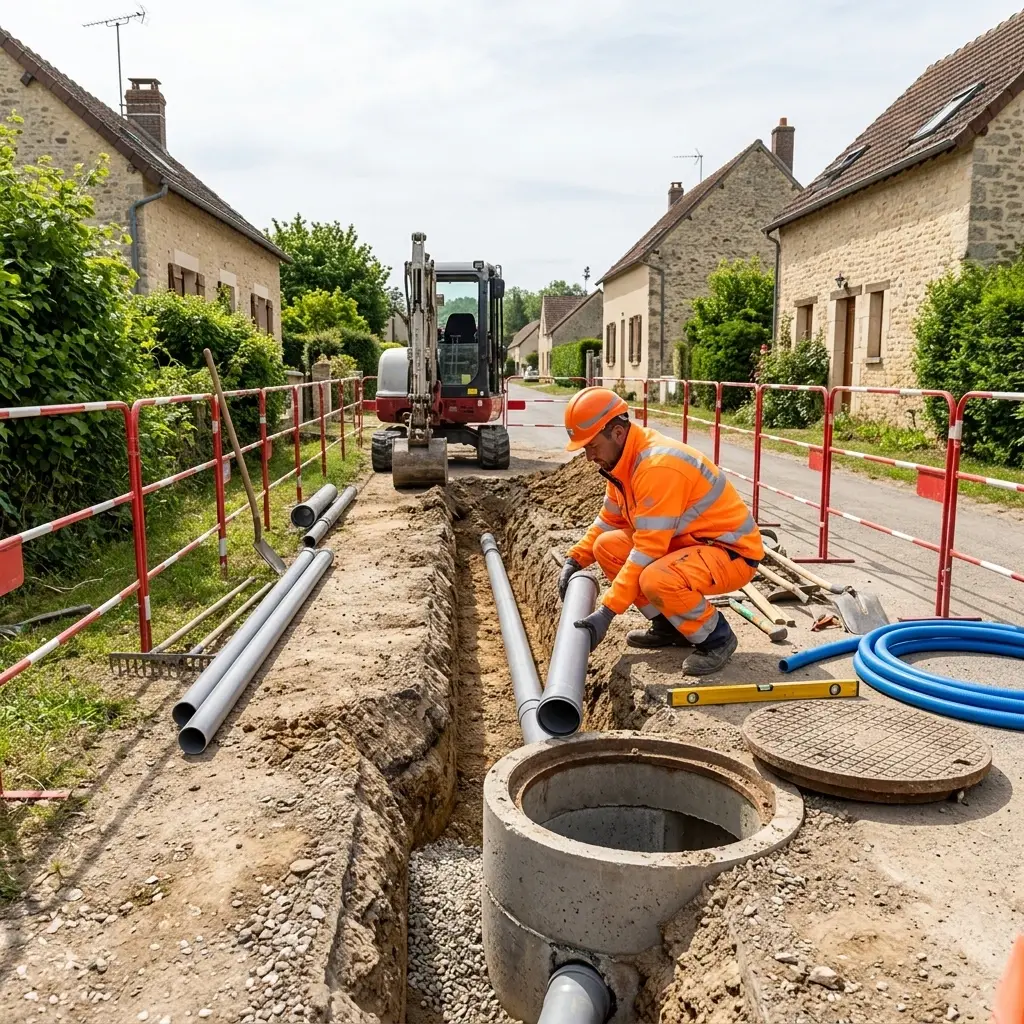 Pourquoi nous choisir à Guiry-en-Vexin pour le raccordement au tout à l'égout