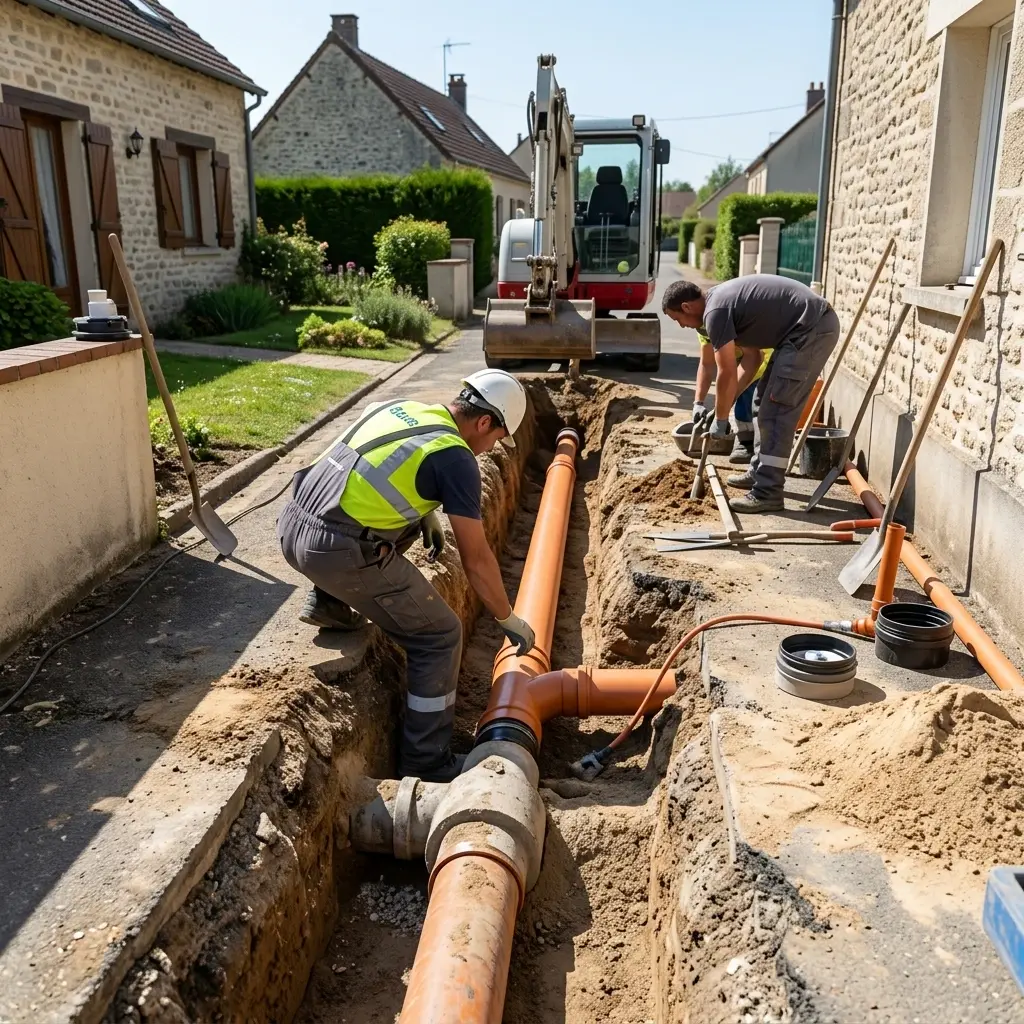 Comment se déroule le raccordement à Sagy (95450) ?