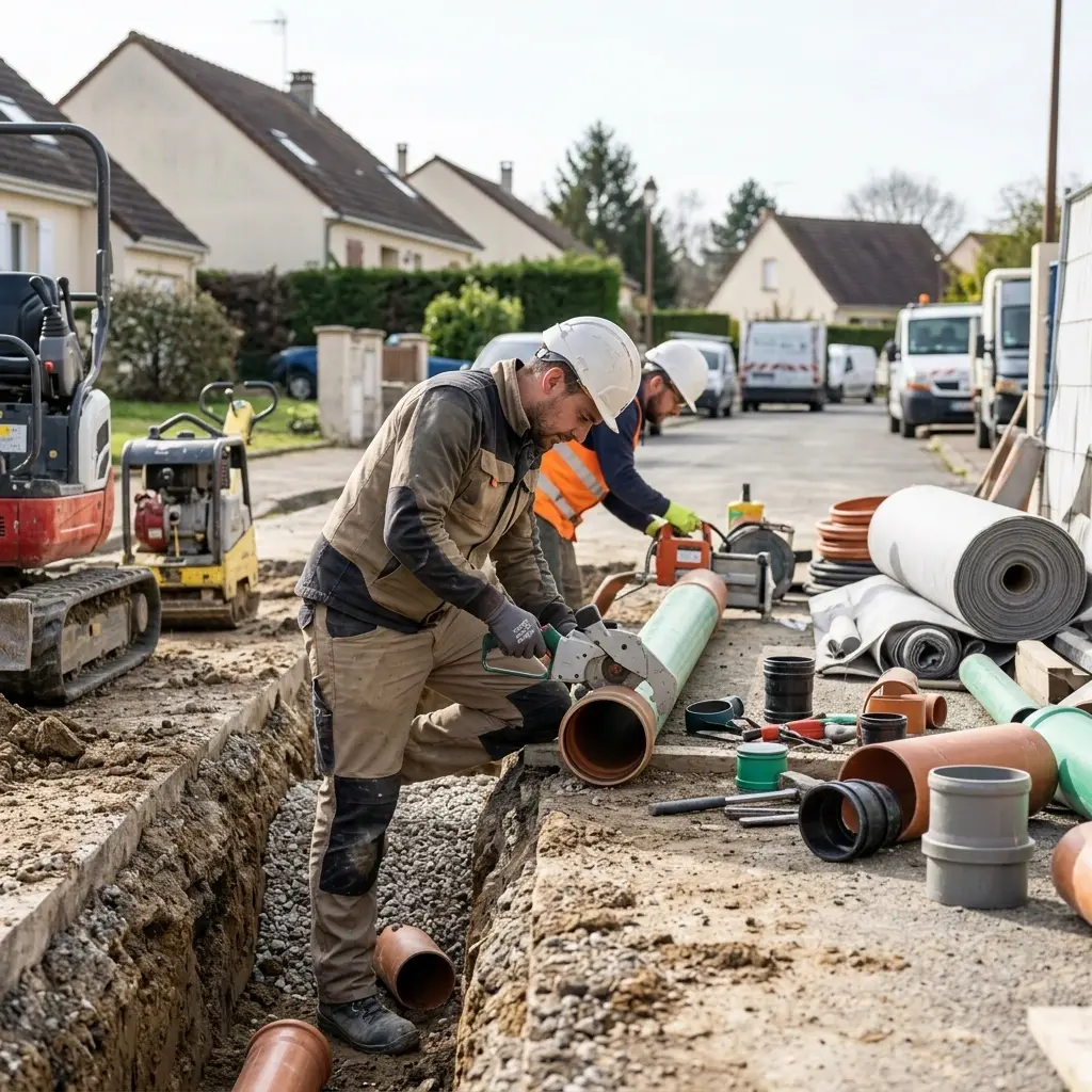 Comment se déroule le branchement à Théméricourt ?