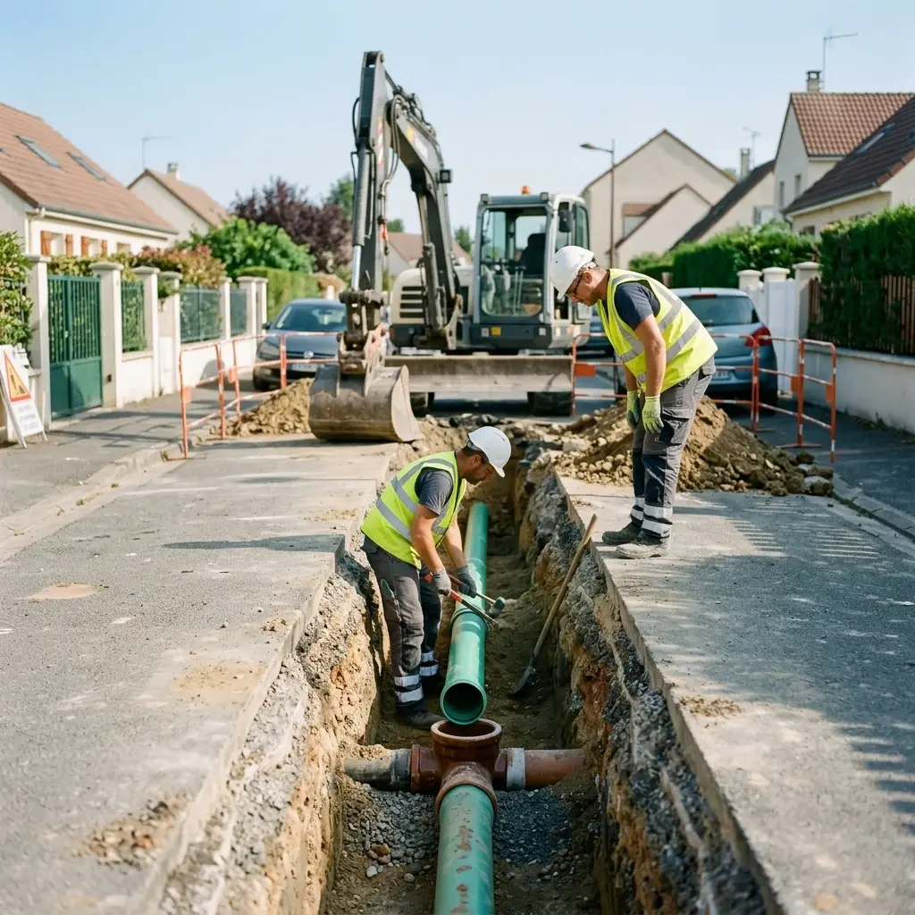 Comment se déroule le raccordement à Ézanville ?