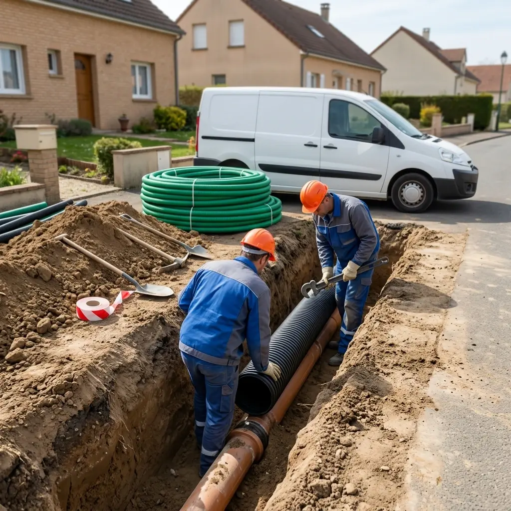 Raccordement au tout à l'égout Saint-Witz (95470)