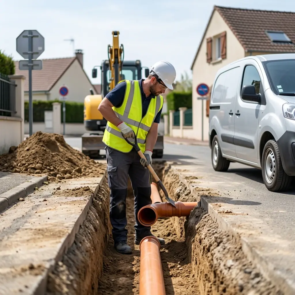 Raccordement au tout à l'égout Survilliers (95470)