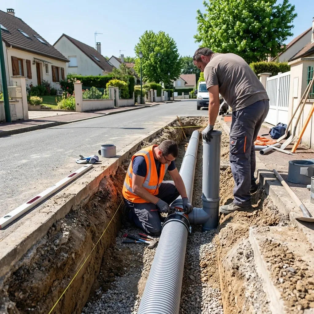 Raccordement au tout à l'égout Vauréal (95490)