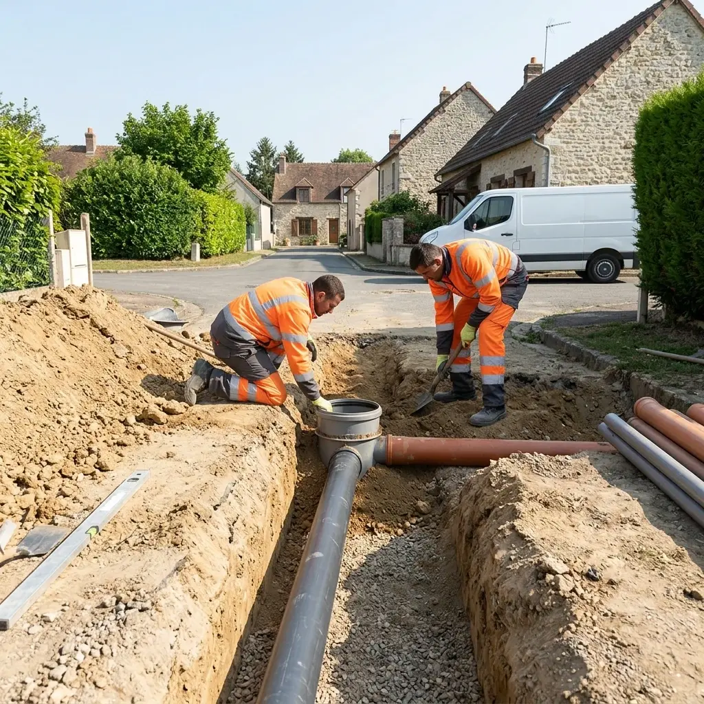 Raccordement au tout à l'égout Amenucourt (95510)
