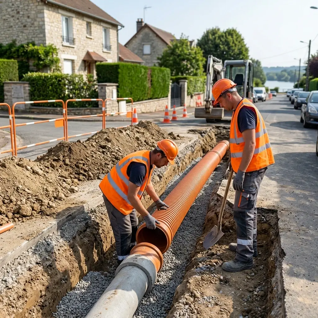 Comment se déroule le raccordement à La Frette-sur-Seine ?