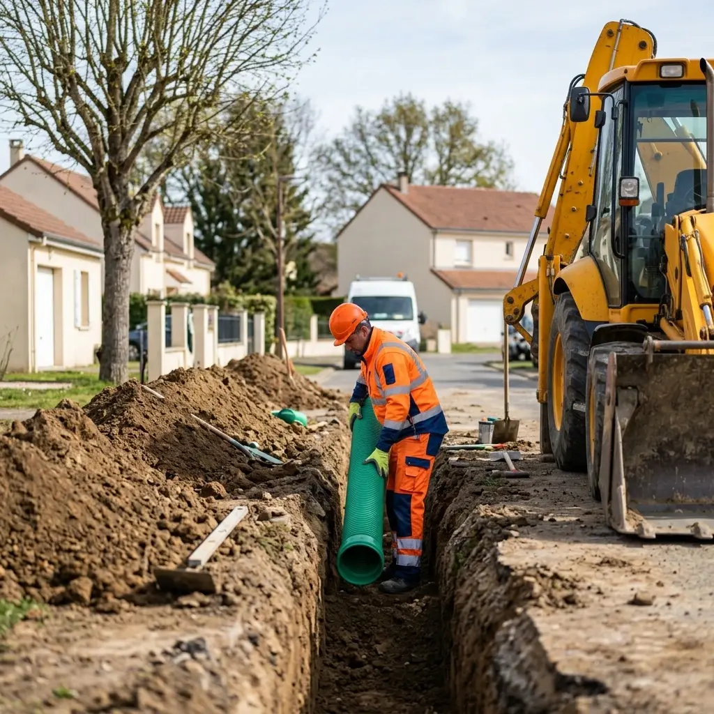 Raccordement au tout à l'égout Baillet-en-France (95560)