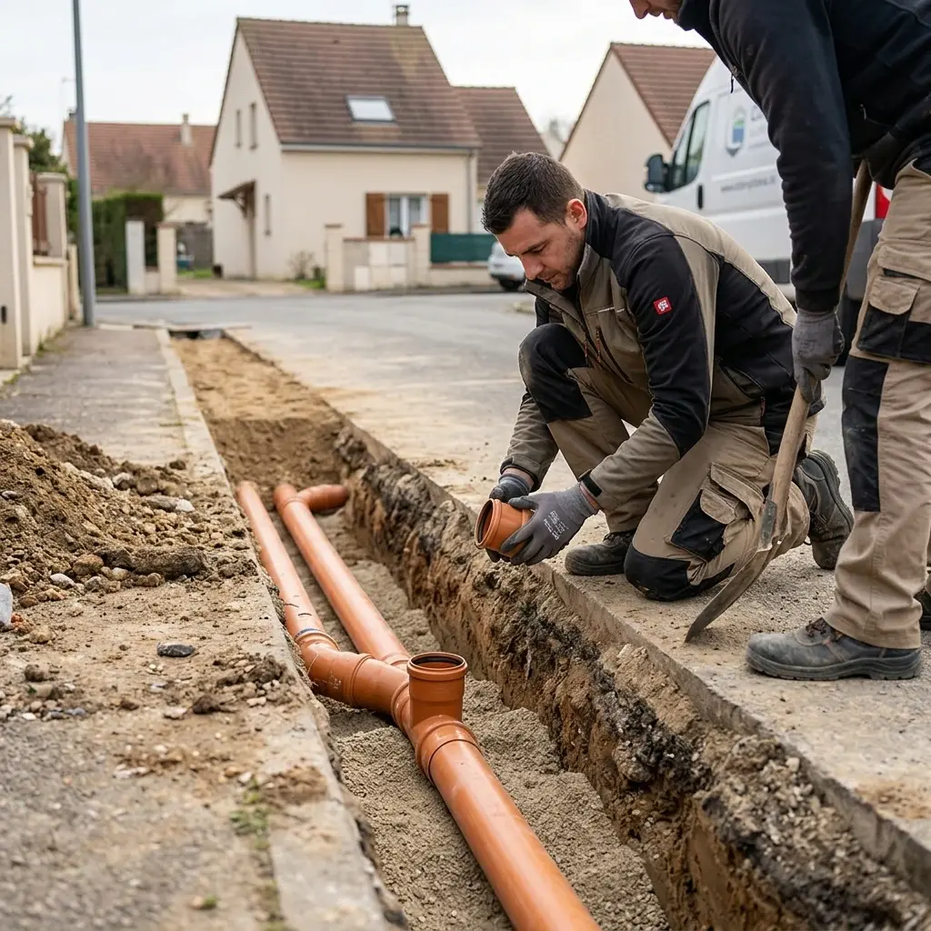 Raccordement au tout à l'égout Montsoult (95560)