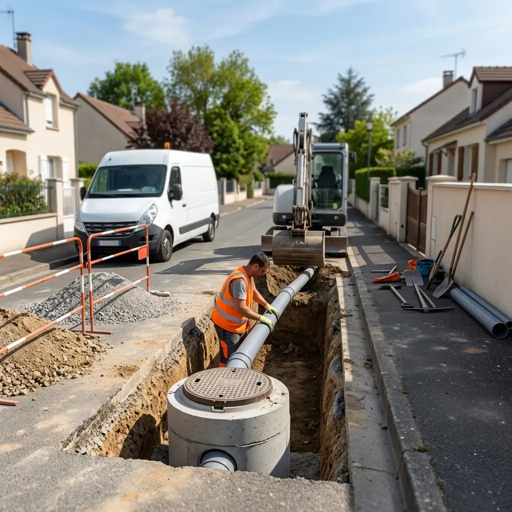 Pourquoi nous choisir pour le raccordement au tout à l'égout à Andilly