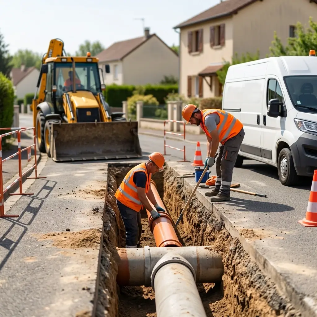 Raccordement au tout à l'égout Margency (95580)