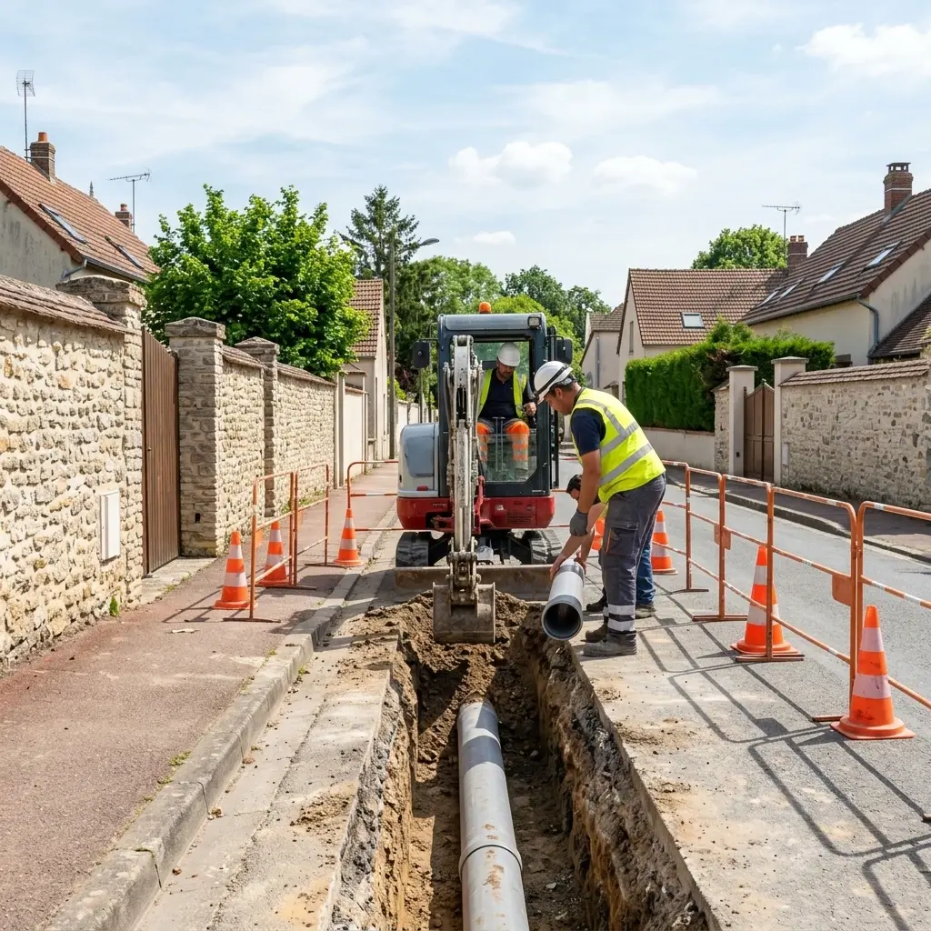 Raccordement au tout à l'égout Montgeroult (95650)