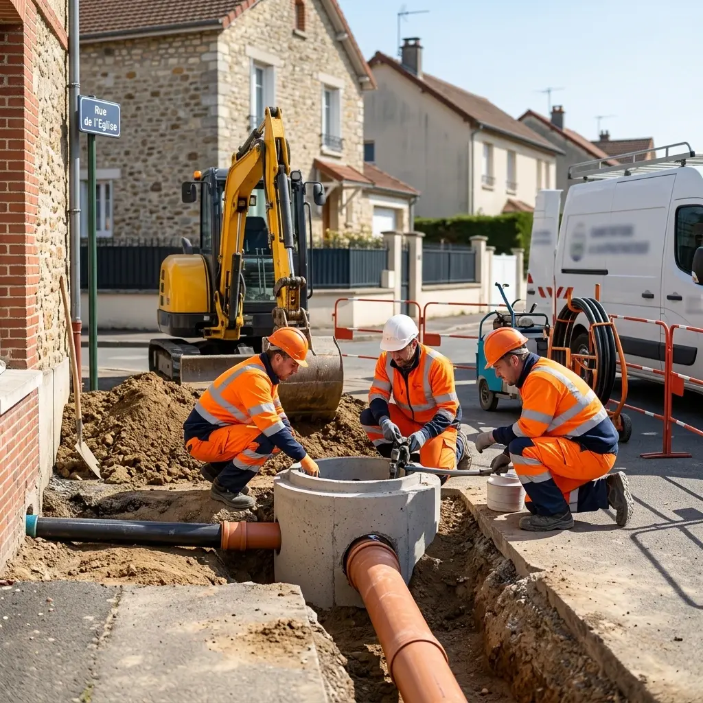 Comment se déroule le branchement à Marly-la-Ville ?
