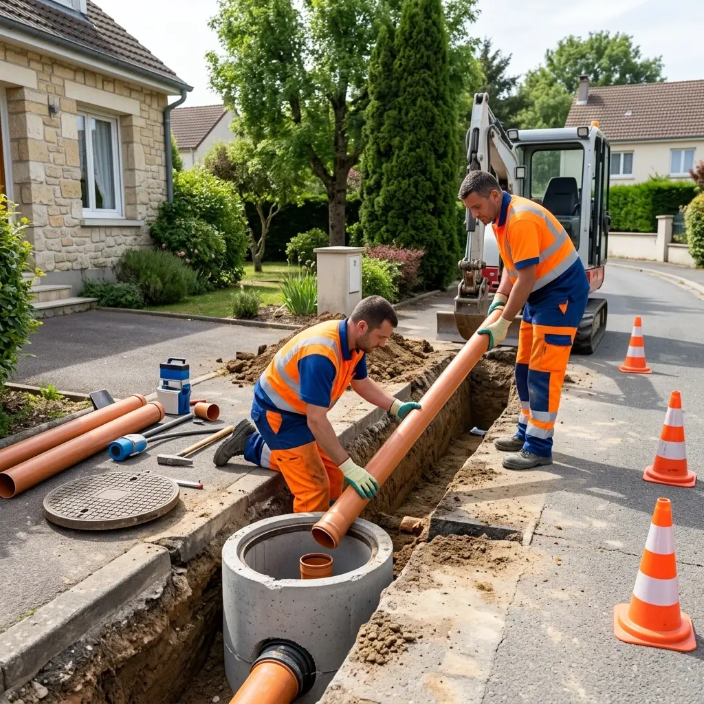 Raccordement au tout à l'égout Montlignon (95680)