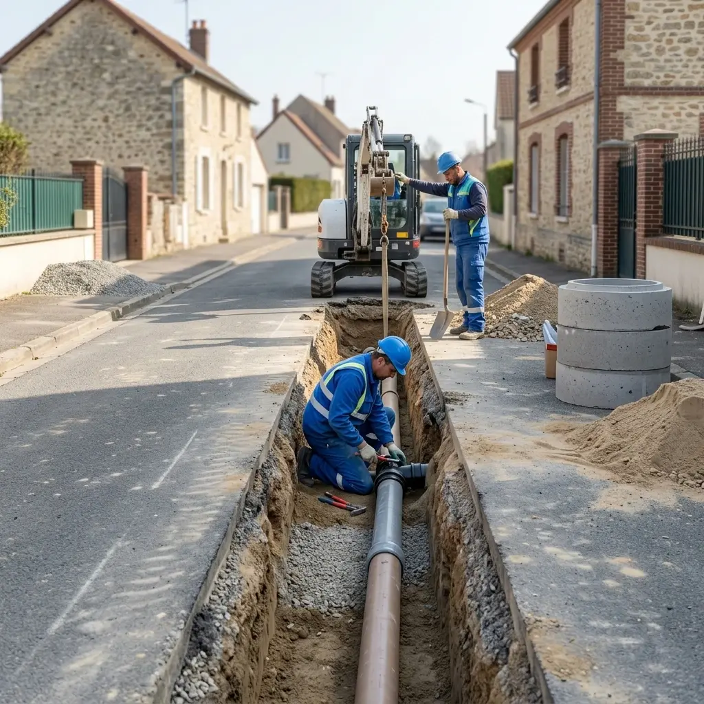 Comment se déroule le raccordement à Hédouville ?