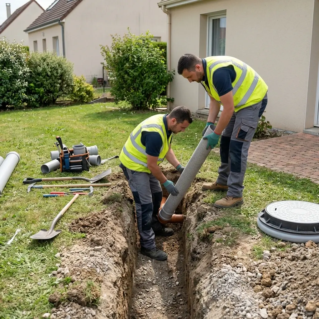 Raccordement au tout à l'égout Labbeville (95690)