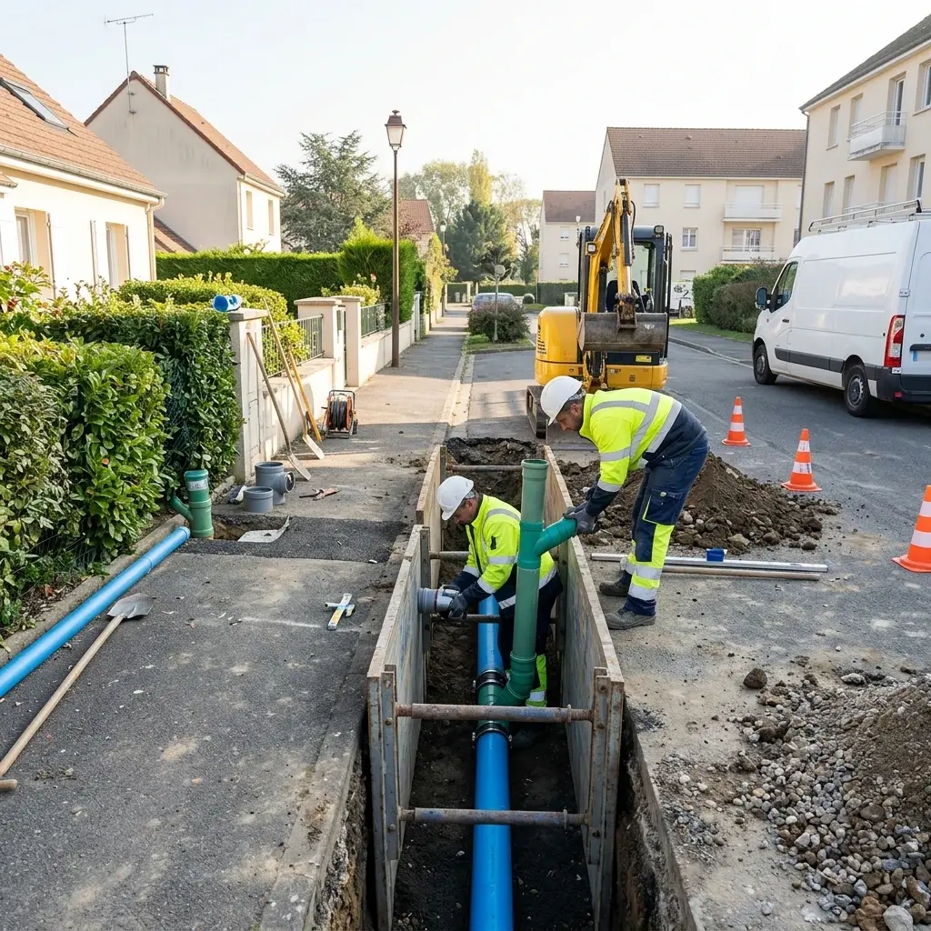 Comment se déroule le branchement à Roissy-en-France ?