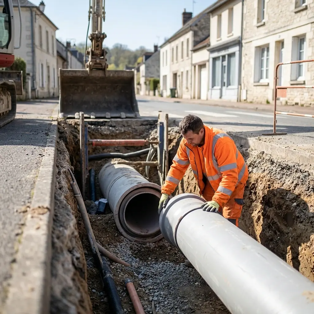 Comment se déroule l'intervention à Saint‑Clair‑sur‑Epte ?