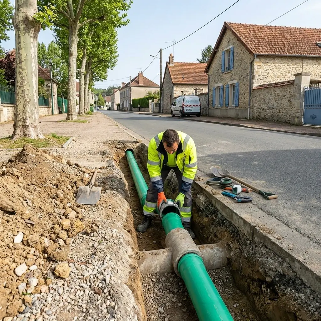 Raccordement au tout à l'égout Saint-Clair-sur-Epte (95770)