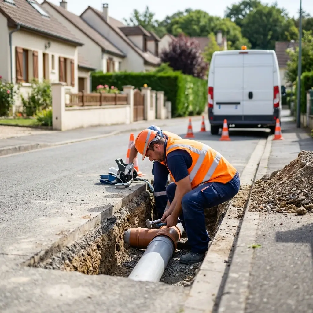 Raccordement au tout à l'égout Courdimanche (95800)
