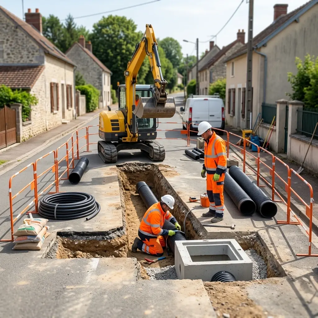 Comment se déroule le raccordement à Épiais-Rhus ?
