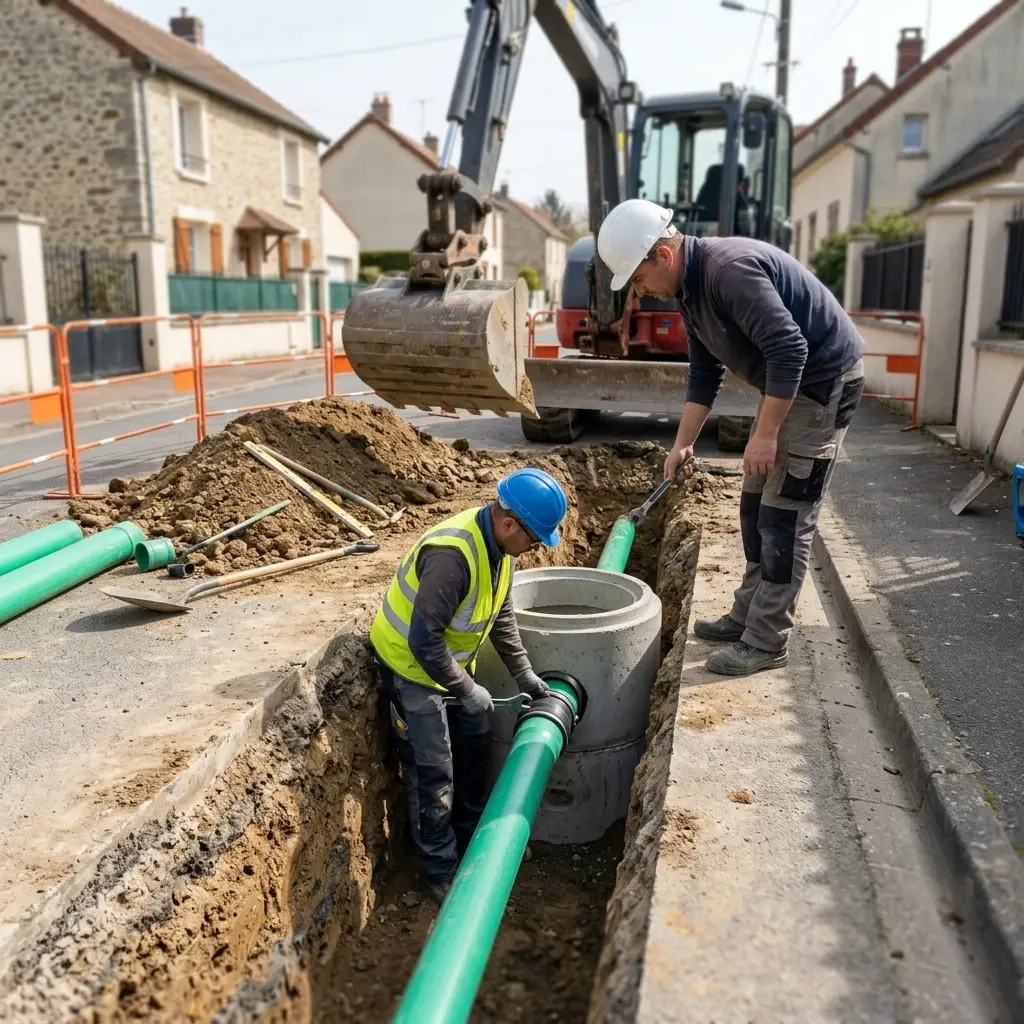 Comment se déroule le raccordement à Menouville ?