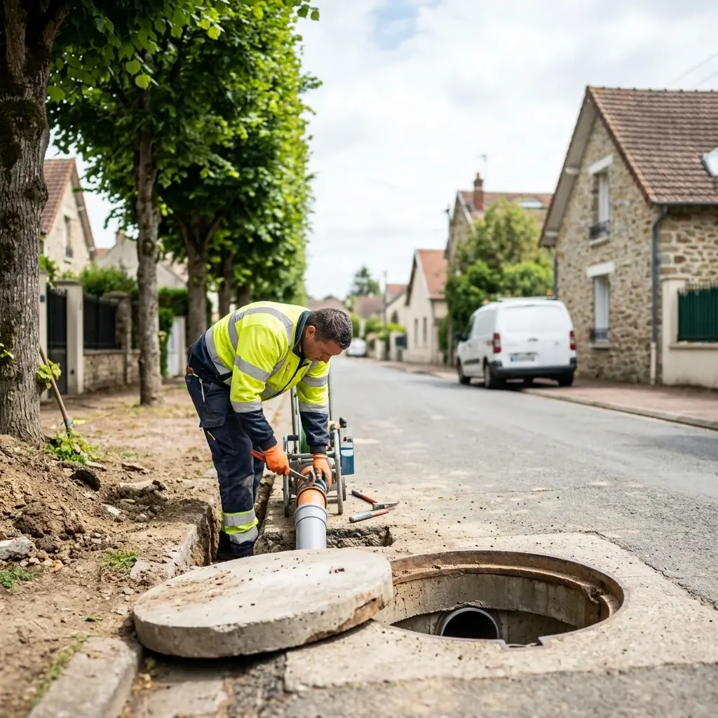 Raccordement au tout à l'égout Vallangoujard (95810)