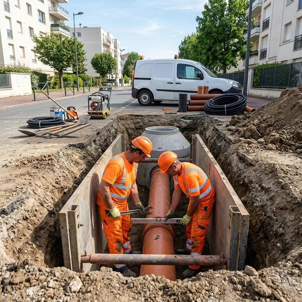 Notre méthode de raccordement au tout à l’égout