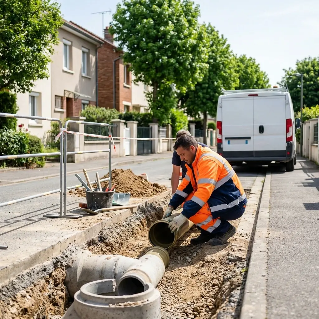 Raccordement au tout à l'égout Bezons (95870)