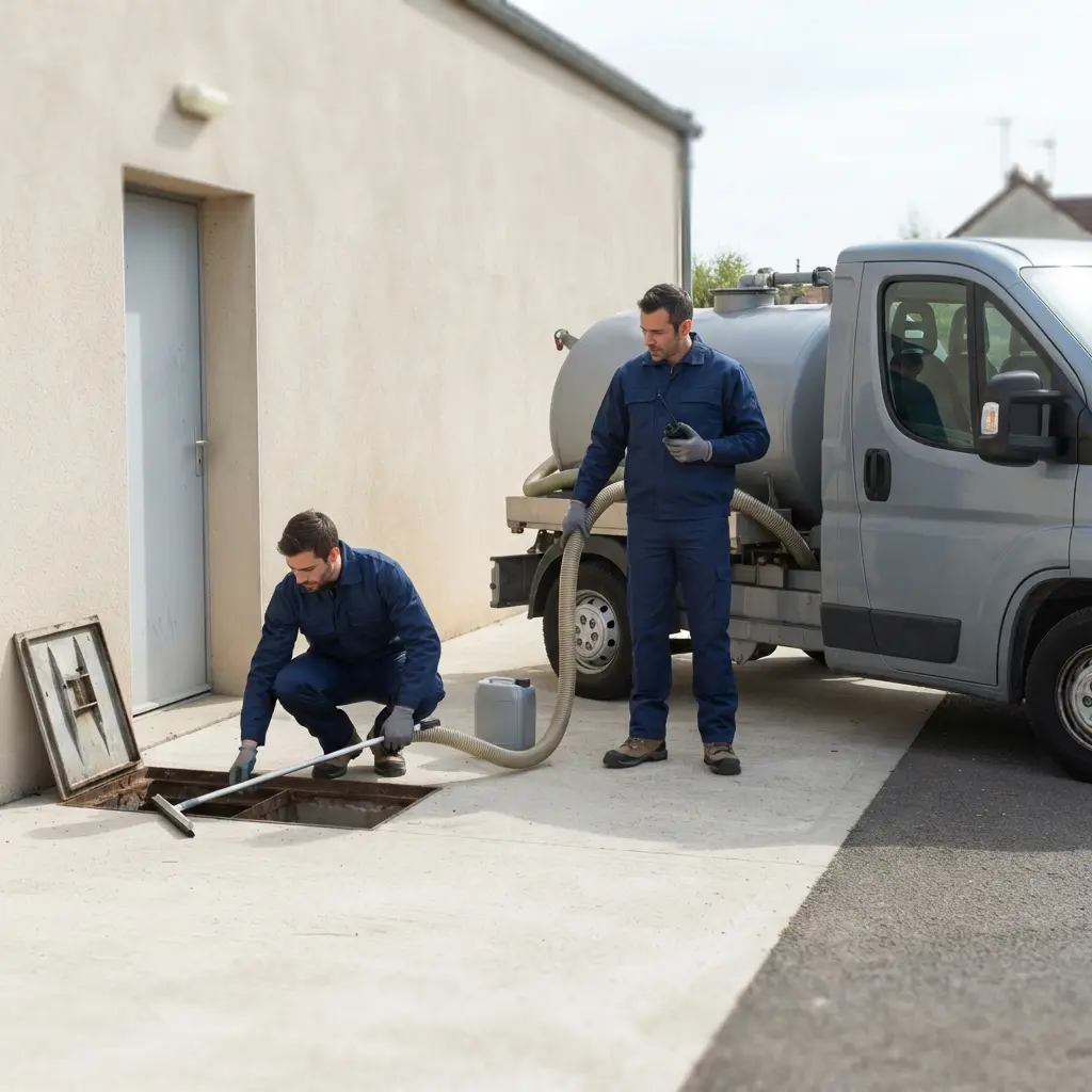 Comment se déroule la vidange à Romilly-sur-Seine ?