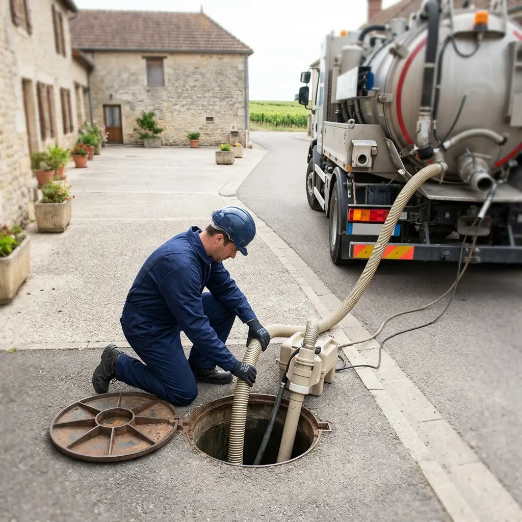 Comment se déroule la vidange à Blancs-Coteaux ?