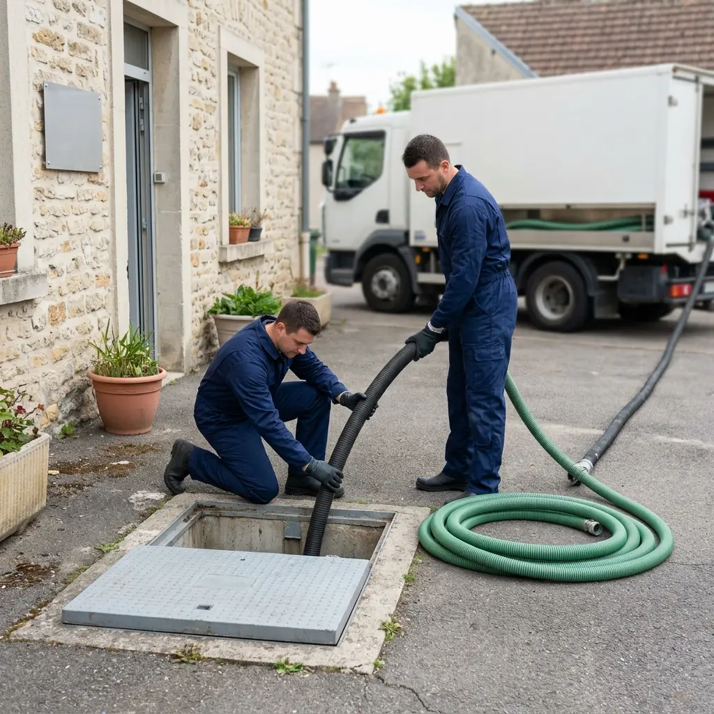 Comment se déroule la vidange de bac à graisse à Tinqueux ?