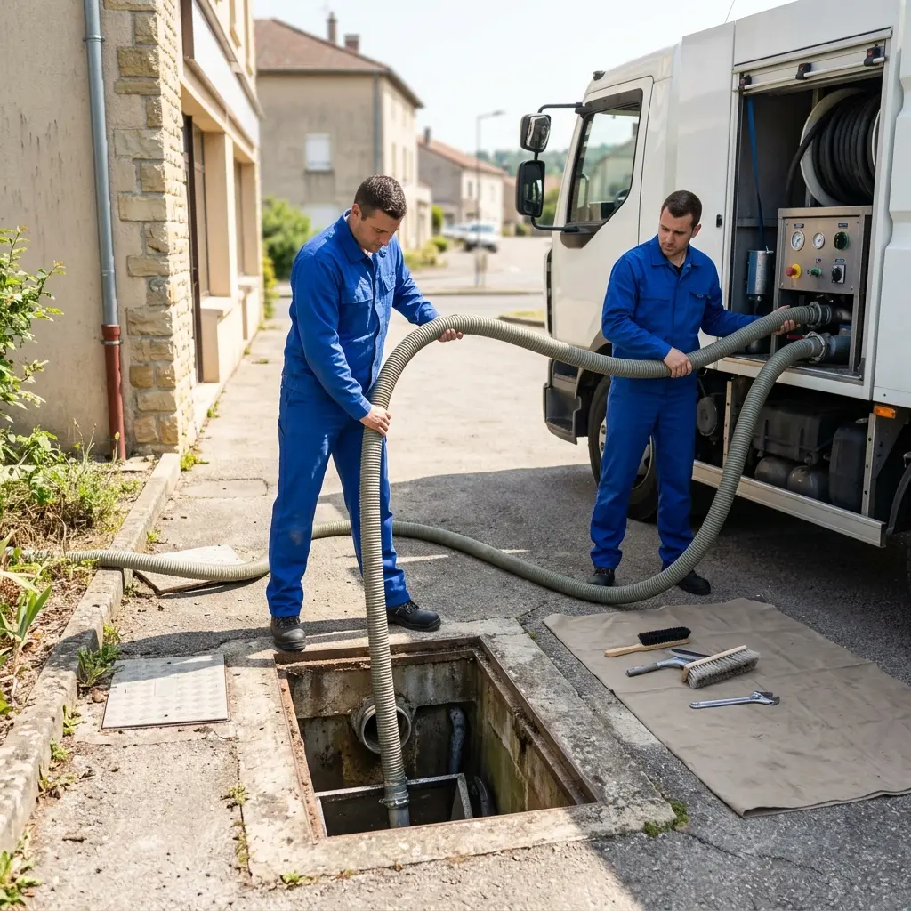 Une technique de pompage et nettoyage rigoureuse