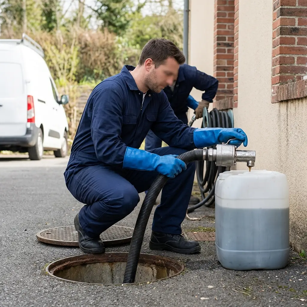 Une technique de pompage et nettoyage rigoureuse