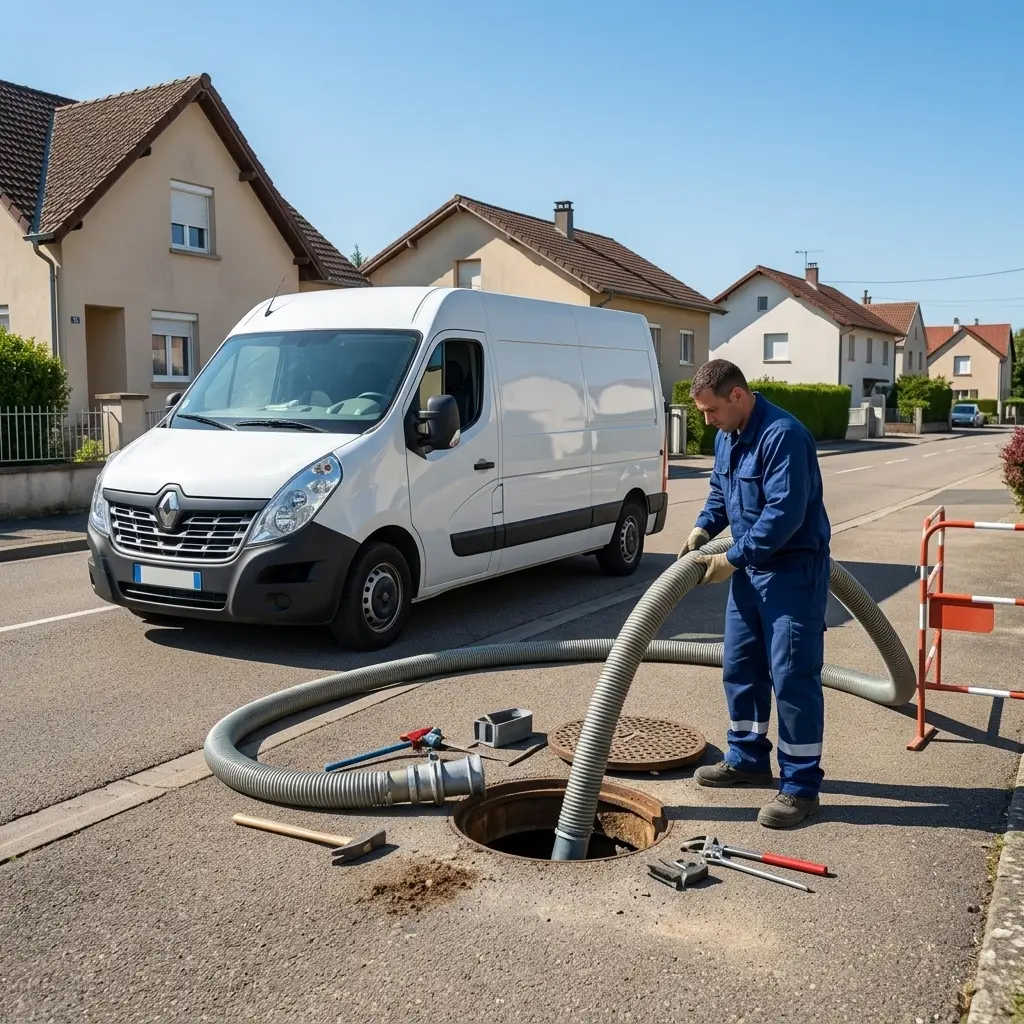 Comment la vidange se déroule à Fléville-devant-Nancy ?