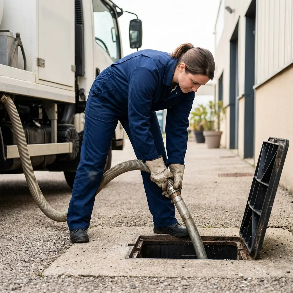Une technique de pompage et nettoyage rigoureuse