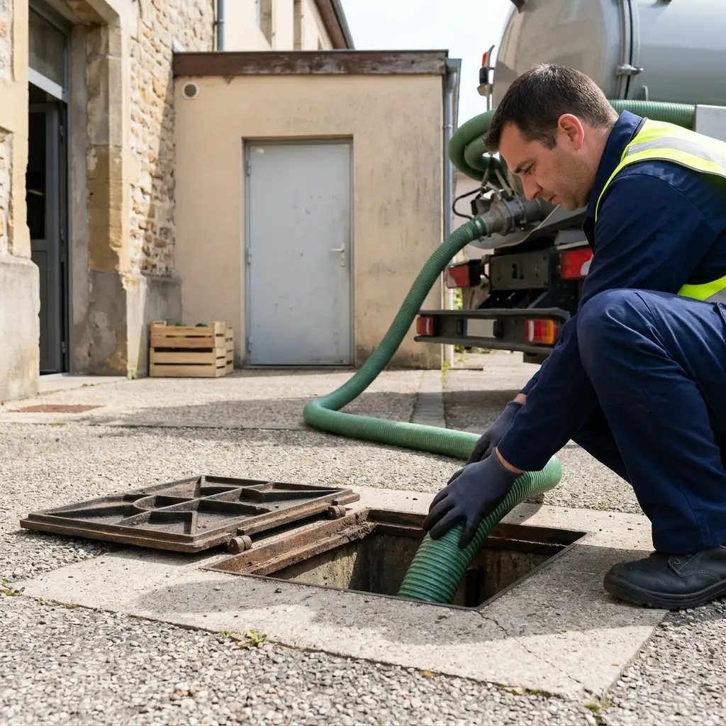 Comment se déroule la vidange à Sarrebourg ?