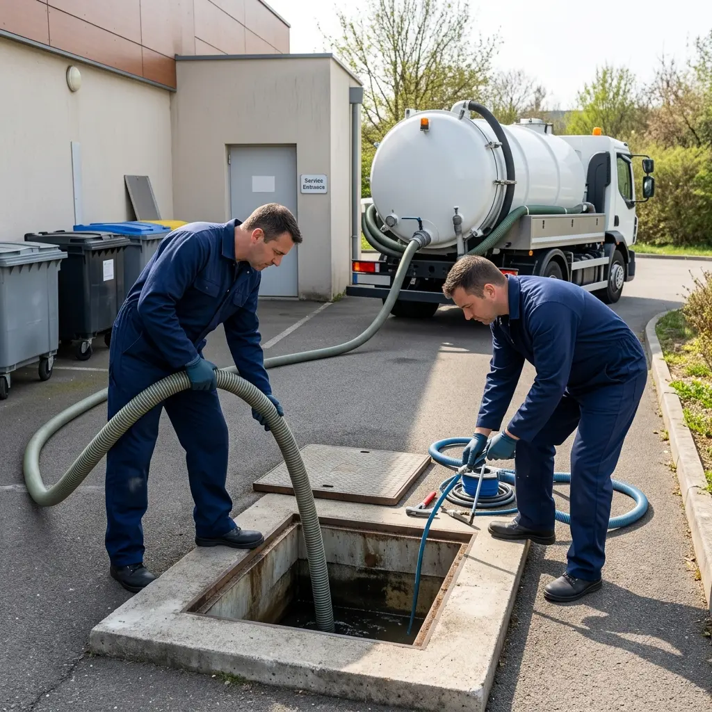 Notre approche technique pour la vidange Bac à Graisse