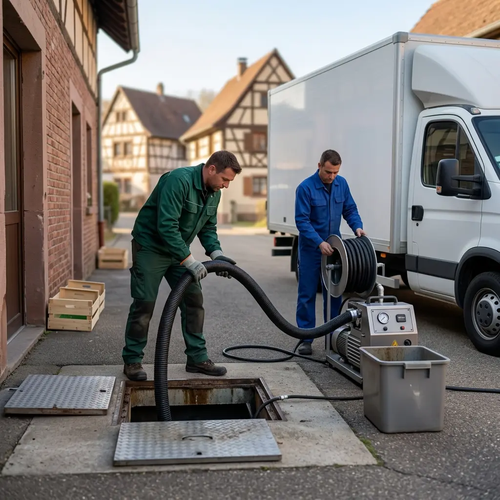 Une technique de pompage et nettoyage rigoureuse