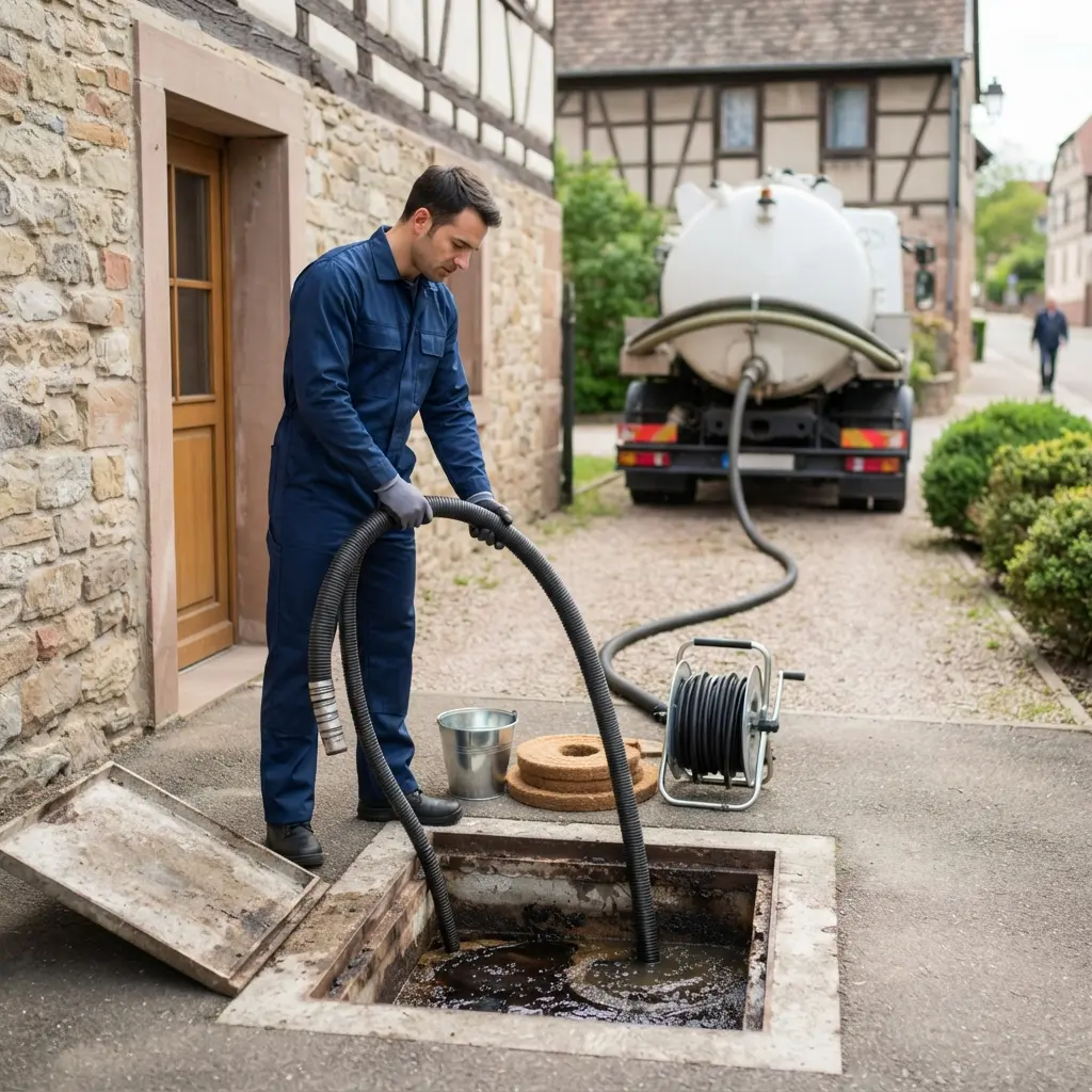 Comment se déroule la vidange à Barr ?