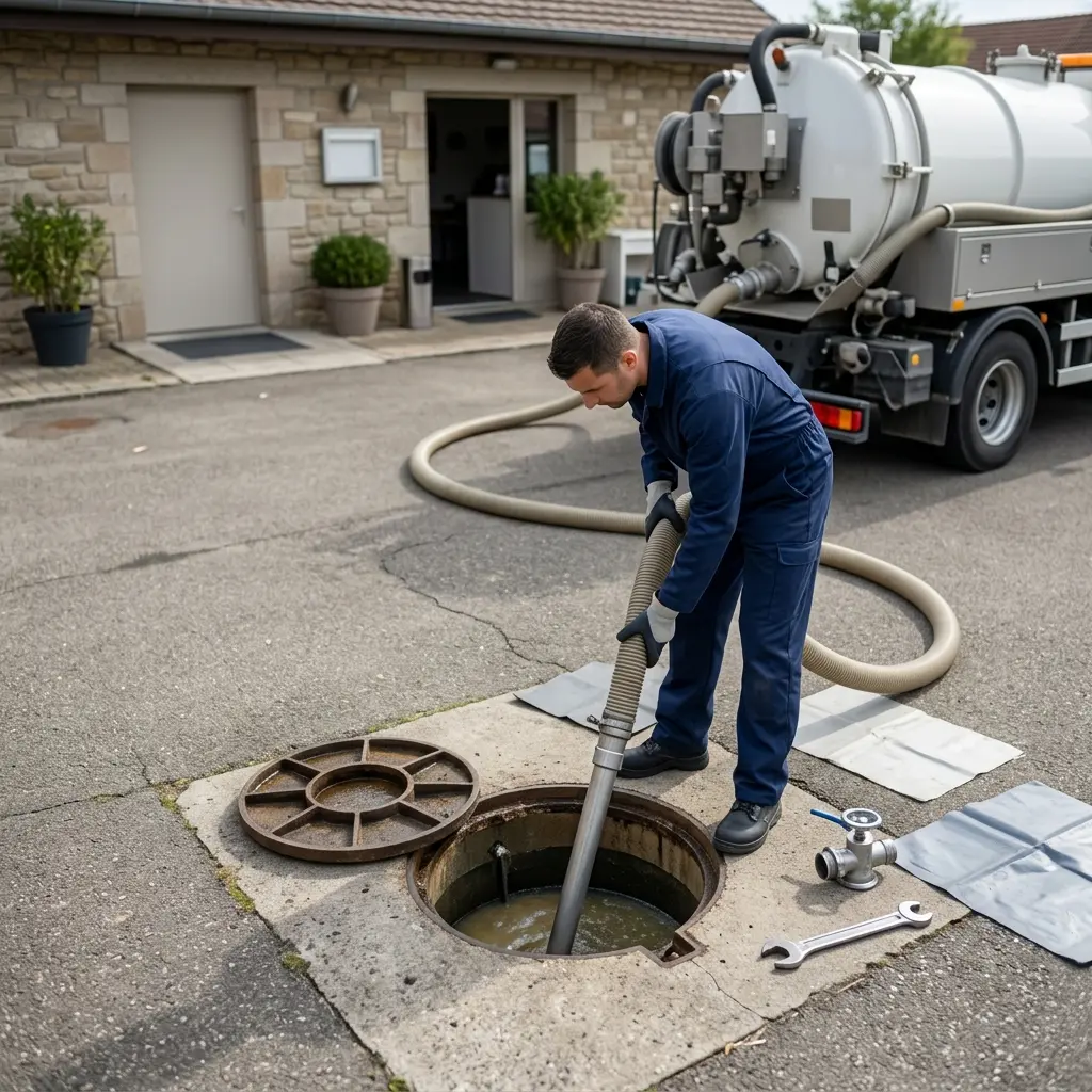 Une technique de pompage et nettoyage rigoureuse